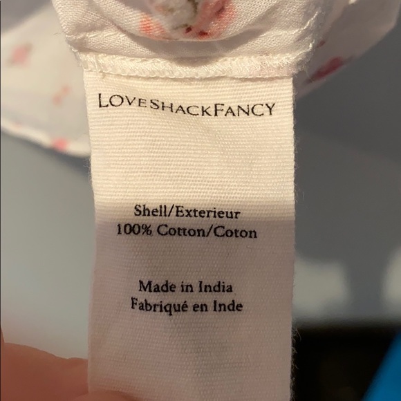 LoveShackFancy floral 3/4 sleeve top - Picture 5 of 6